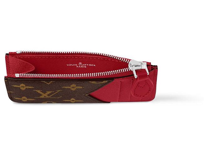 Louis Vuitton LV Romy Kartenhalter mit Rot - Ansicht 2