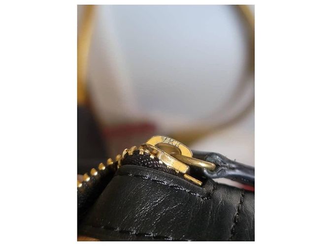 Sac à dos large en nylon Burberry noir/marron - vue 11