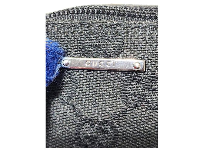 Borsa a spalla Gucci GG Canvas Boat Nera Nero - vista 11