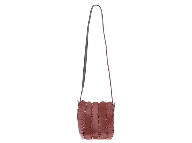 Borse Paco Rabanne T. Pelle Marrone - vista 5