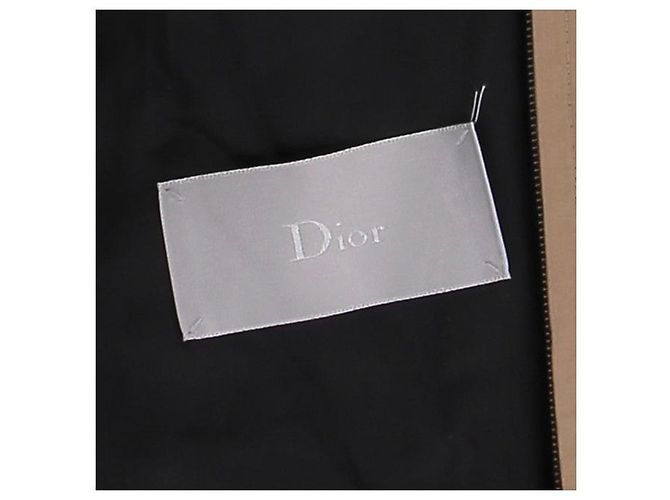 Christian Dior DIOR HOMME Cappotti T.FR 54 Cotone Beige - vista 7