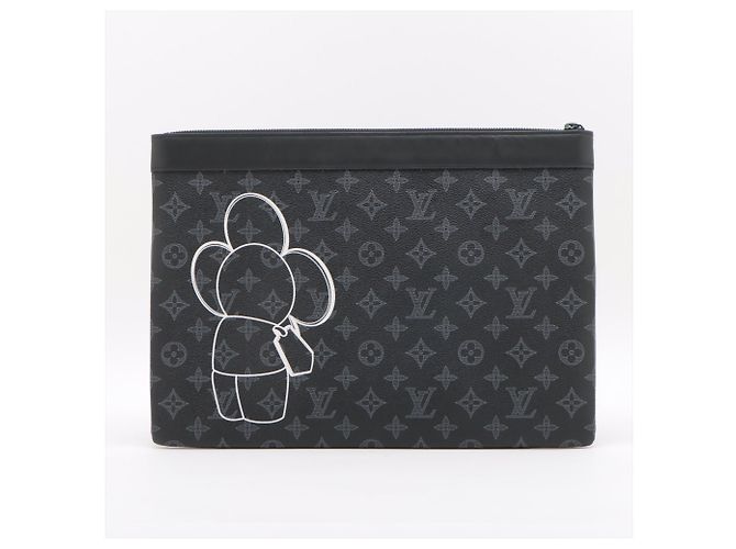 Pochette Apollo Vivienne Monogram Eclipse Louis Vuitton Nero - vista 2