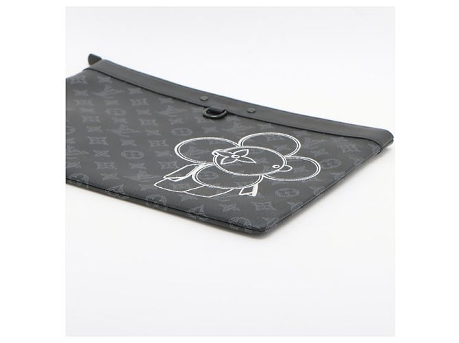 Pochette Apollo Vivienne Monogram Eclipse Louis Vuitton Nero - vista 3
