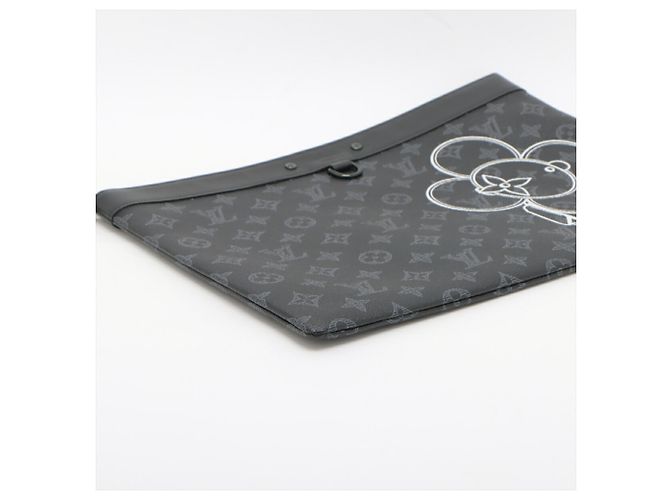 Pochette Apollo Vivienne Monogram Eclipse Louis Vuitton Nero - vista 4