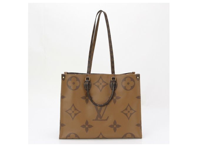 Sac à main On-the-Go GM Monogram Géant Inversé Louis Vuitton Marron - vue 6