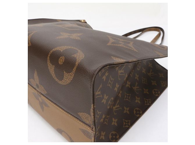 Sac à main On-the-Go GM Monogram Géant Inversé Louis Vuitton Marron - vue 9