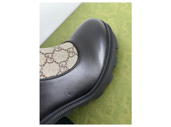 Botines Gucci de cuero negro - vista 13