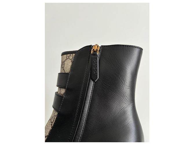 Botines Gucci de cuero negro - vista 7