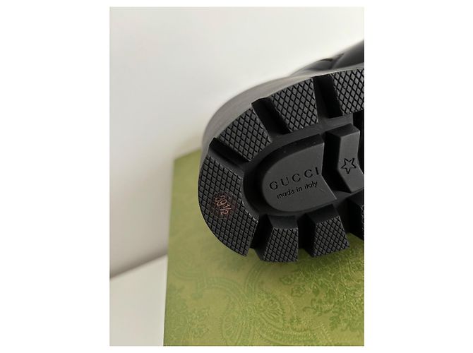 Botines Gucci de cuero negro - vista 8