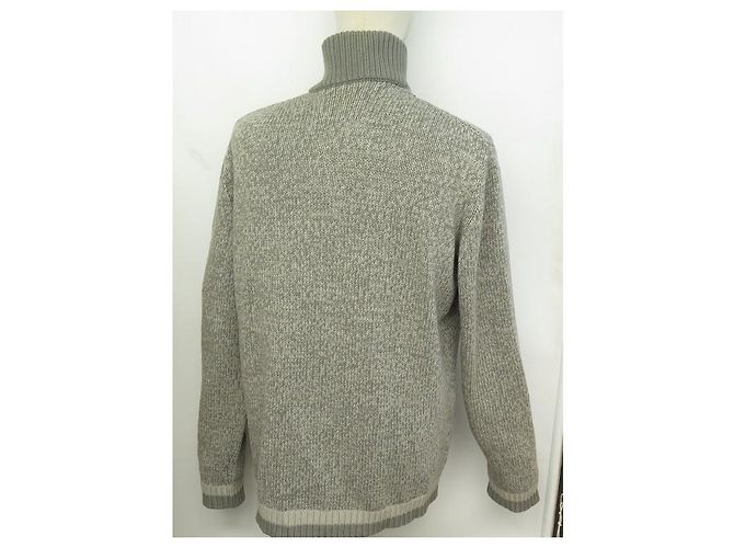 Hermès HERMES JACKE WESTE MIT REISSVERSCHLUSS L 56 AUS GRAUEM CASHMERE - Ansicht 3