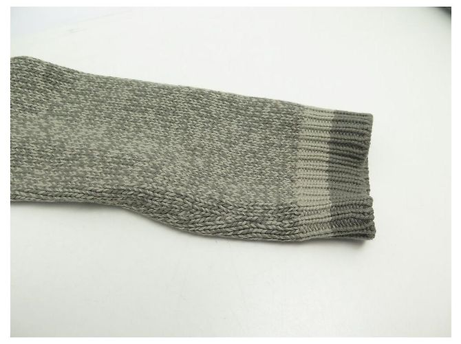 Hermès HERMES JACKE WESTE MIT REISSVERSCHLUSS L 56 AUS GRAUEM CASHMERE - Ansicht 8