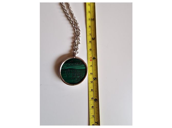 Gucci Flora in argento massiccio 925 e malachite Verde - vista 13