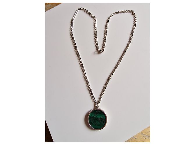 Gucci Flora in argento massiccio 925 e malachite Verde - vista 2