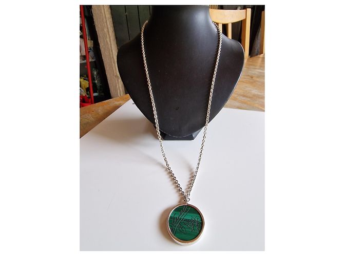Gucci Flora in argento massiccio 925 e malachite Verde - vista 3