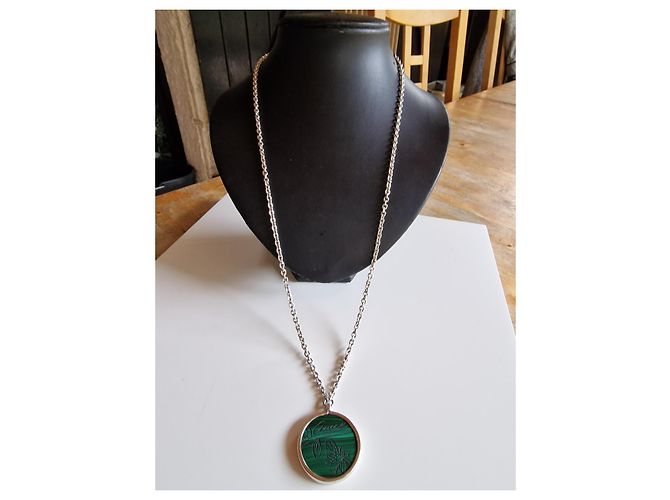 Gucci Flora in argento massiccio 925 e malachite Verde - vista 4