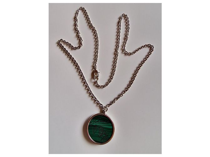 Gucci Flora in argento massiccio 925 e malachite Verde - vista 8