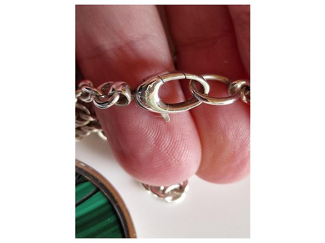 Gucci Flora in argento massiccio 925 e malachite Verde - vista 9