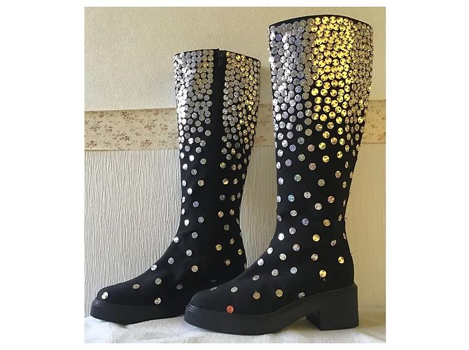 Botas Fendi Negro - vista 4