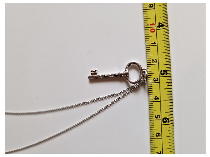 Tiffany & Co Tiffany Chiave in Oro Bianco 750/000 Argento - vista 5