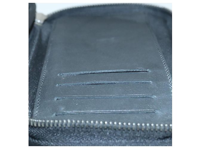 LOUIS VUITTON Monogram Eclipse Doppia Pochette per Telefono Grigio M69534 LV Auth 89410 Marrone Monogramma - vista 30