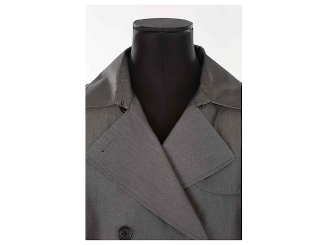 Burberry Gabardina Gris - vista 2