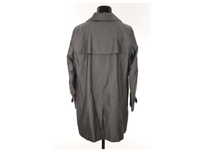 Burberry Gabardina Gris - vista 4