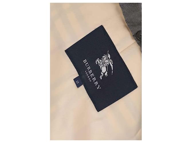 Burberry Gabardina Gris - vista 6