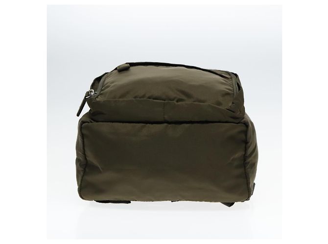 PRADA Backpack Nylon Khaki Silver Auth ep5764 Silvery - view 5
