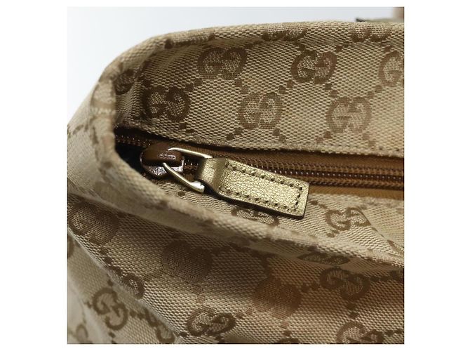 Borsa tote Gucci GG Canvas Sherry Line oro rosa argento 131231 Auth ki5011 D'oro - vista 10