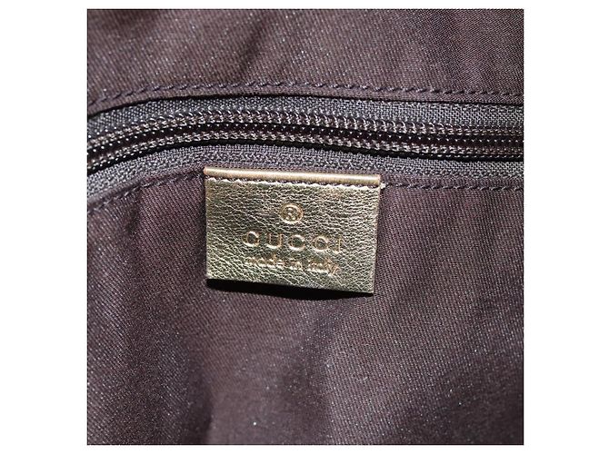 Borsa tote Gucci GG Canvas Sherry Line oro rosa argento 131231 Auth ki5011 D'oro - vista 18
