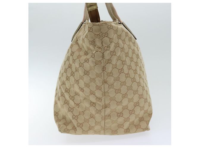 Borsa tote Gucci GG Canvas Sherry Line oro rosa argento 131231 Auth ki5011 D'oro - vista 4
