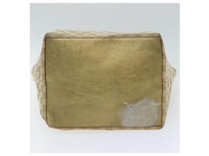 Borsa tote Gucci GG Canvas Sherry Line oro rosa argento 131231 Auth ki5011 D'oro - vista 5