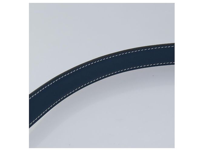 Hermès HERMES Ledergürtel 39,4"" blau Auth 89732 - Ansicht 11