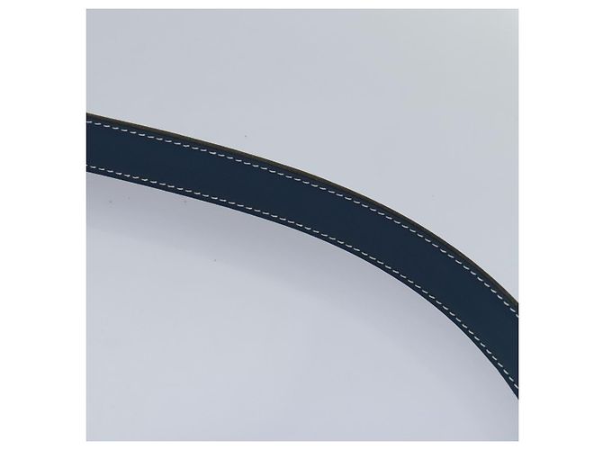 Hermès HERMES Ledergürtel 39,4"" blau Auth 89732 - Ansicht 12