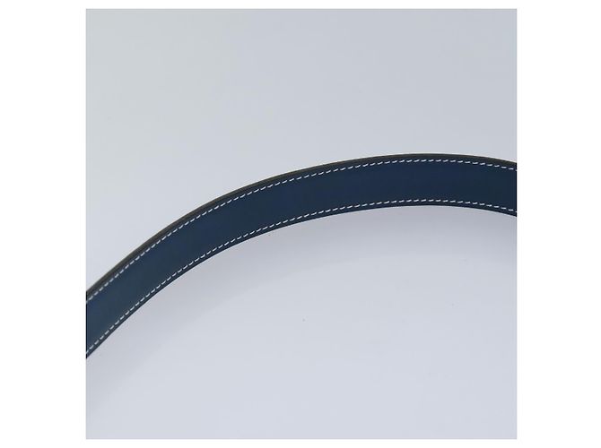 Hermès HERMES Ledergürtel 39,4"" blau Auth 89732 - Ansicht 13