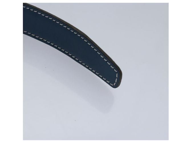 Hermès HERMES Ledergürtel 39,4"" blau Auth 89732 - Ansicht 15