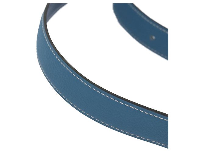 Hermès HERMES Ledergürtel 39,4"" blau Auth 89732 - Ansicht 3
