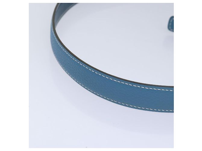 Hermès HERMES Ledergürtel 39,4"" blau Auth 89732 - Ansicht 5