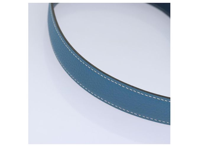 Hermès HERMES Ledergürtel 39,4"" blau Auth 89732 - Ansicht 6