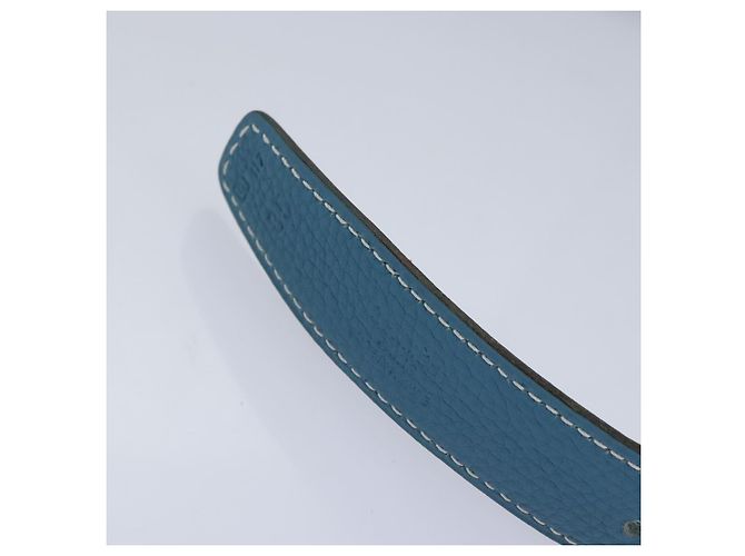 Hermès HERMES Ledergürtel 39,4"" blau Auth 89732 - Ansicht 9