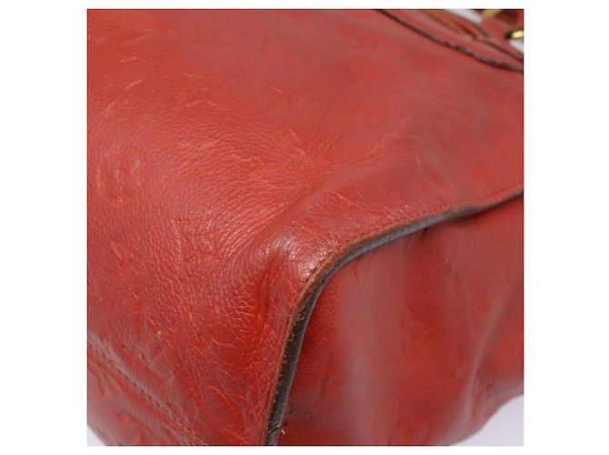 LOUIS VUITTON Borsa Monogram Empreinte Lumineuse PM 2way Orian M40552 Auth bs18421 Arancione - vista 14
