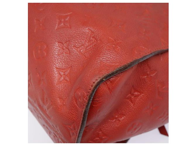 LOUIS VUITTON Borsa Monogram Empreinte Lumineuse PM 2way Orian M40552 Auth bs18421 Arancione - vista 16