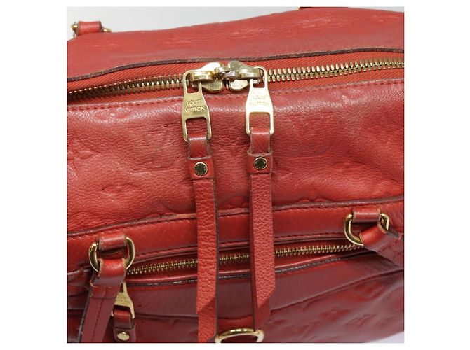LOUIS VUITTON Borsa Monogram Empreinte Lumineuse PM 2way Orian M40552 Auth bs18421 Arancione - vista 19