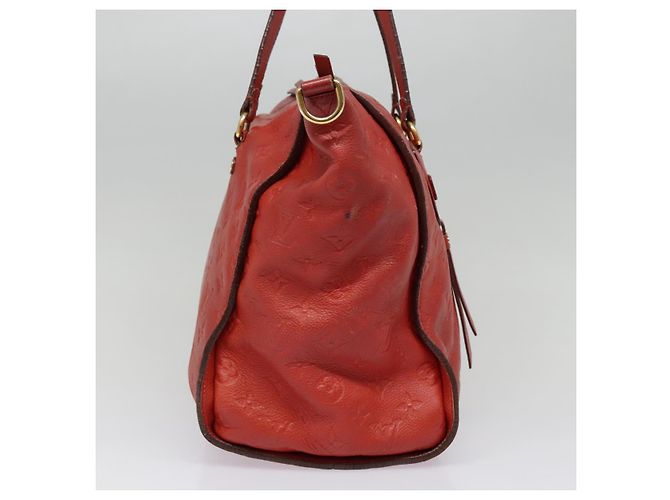 LOUIS VUITTON Borsa Monogram Empreinte Lumineuse PM 2way Orian M40552 Auth bs18421 Arancione - vista 4