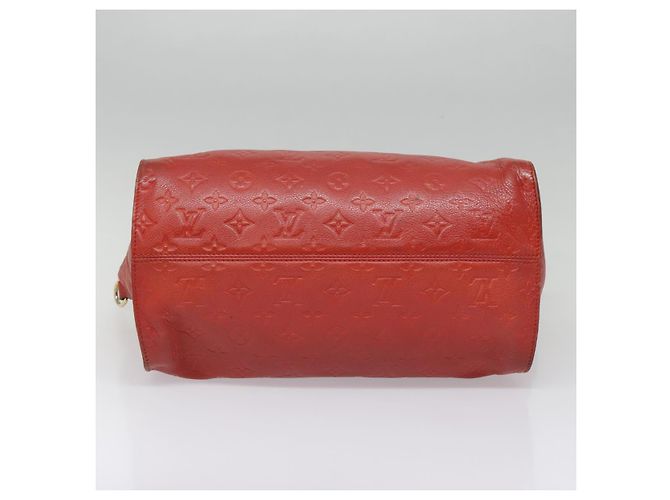 LOUIS VUITTON Borsa Monogram Empreinte Lumineuse PM 2way Orian M40552 Auth bs18421 Arancione - vista 5