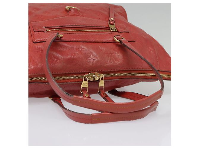 LOUIS VUITTON Borsa Monogram Empreinte Lumineuse PM 2way Orian M40552 Auth bs18421 Arancione - vista 7