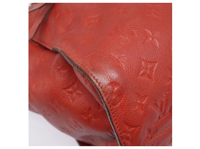 LOUIS VUITTON Borsa Monogram Empreinte Lumineuse PM 2way Orian M40552 Auth bs18421 Arancione - vista 9