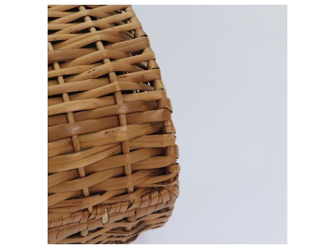 FENDI Handtasche Holz Beige Gold Auth bs18841 Golden - Ansicht 16