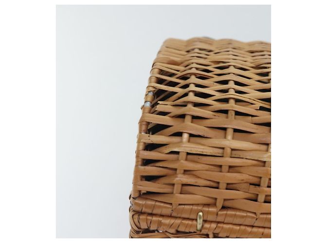 FENDI Handtasche Holz Beige Gold Auth bs18841 Golden - Ansicht 9