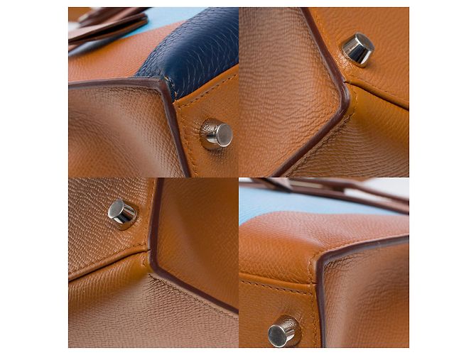 Hermès HERMES Kelly 28 Bag in Multicolor Leather - 102118 Multiple colors - view 11